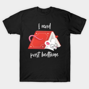 Cute Mouse - I read past bedtime T-Shirt